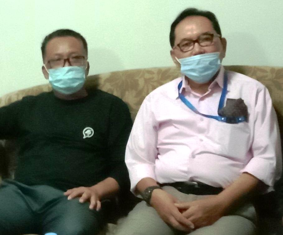 Foto: Supardi S.Sos (kiri) dan Bambang Suroso, SH., MH (kanan) dalam sebuah pertemuan