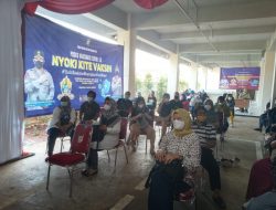 Dalam Rangka Menyambut HUT  Ke-75 Hari Bhayangkara Polres Metro Bekasi Kota Gelar Vaksinasi Kepada Masyarakat.