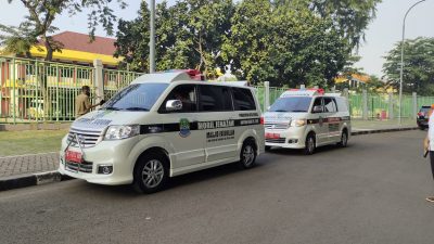 ‘Darurat’ ,6 Mobil Jenazah Bantuan Hibah Rumah Ibadah Diperbantukan Untuk Pengangkutan Jenazah Oleh BPBD Kota Bekasi.