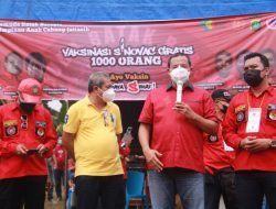Wakil Wali Kota Bekasi Tinjau Pelaksanaan Vaksinasi Massal Di Jati Asih.
