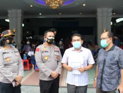Polres Pematang Siantar Laksanakan Vaksinasi Massal Tahap Ke-II Serentak Jajaran Polda Sumut.