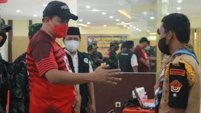 Wakil Wali Kota Bekasi Tinjau Pelaksanaan Vaksinasi Di Bekasi Utara.