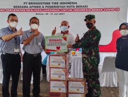 Wali Kota Tinjau Vaksinasi Karyawan Perusahaan Yang Terdaftar Di APINDO, Bridge Stone Jadi Tempat Pelaksanaan.