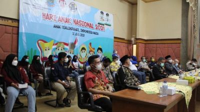 Wakil Walikota Bekasi Hadiri Puncak Hari Anak Nasional 2021 Tingkat Kota Bekasi.