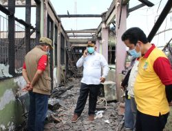 Pasca Kebakaran, Walikota Pantau Dan Pastikan Pemkot Bekasi Ajukan Bantuan Bangun Gedung SMP Raudhatul Jannah.