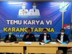 Sekda Buka Temu Karya Ke VI , Darkam Suryadi Nahkodai Karang Taruna Kota Bekasi 2021-2026.