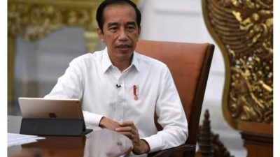 Presiden Jokowi Kunker Ke Banten Tinjau Vaksinasi Di SMAN 4 Kota Serang.