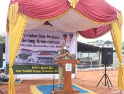 Peletakan Batu Pertama Pembangunan Krematorium Wujud Harmonisasi Di Kota Bekasi.