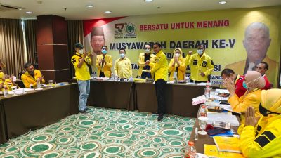 Nofel Saleh Hilabi Terpilih Ketua Secara Aklamasi Musda V DPD Partai Golkar Kota Bekasi