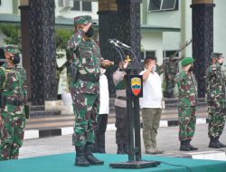 Pangdam I/BB Pimpin Apel Gelar Pasukan Pengamanan Kunker Wapres RI di Kota Medan