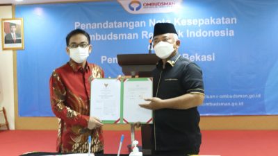 Pemkot Bekasi MOU Dengan Ombudsman RI.