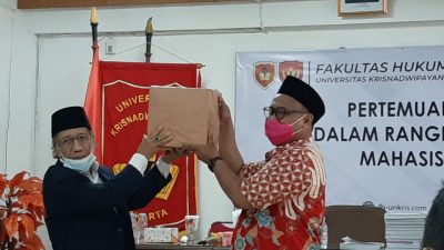 Tasyakuran FH Unkris Atas Keberhasilan PMB Tahun Akademik 2021-2022