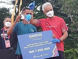 Prajurit Kostrad Yonif Raieder 323 Sabet Juara Event Borobudur Marathon