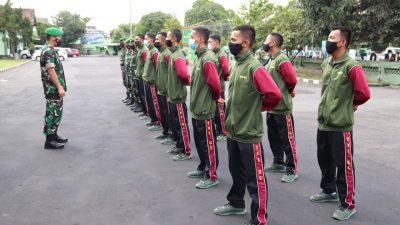 Dandim 0732/Sleman Pimpin Apel Pengecekan Komcad TNI TA 2021 Wilayah Kabupaten Sleman