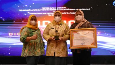Kota Bekasi Masuk 5 Besar Terbaik Penghargaan JDIHN Tahun 2021