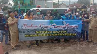 AKD Se Kecamatan Sukorejo Peduli Korban Bencana Alam Erupsi Gunung Semeru