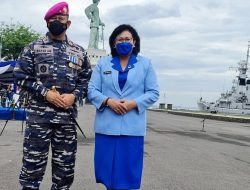 Danlantamal VIII Hadiri Upacara Peringatan Hari Armada RI Tahun 2021