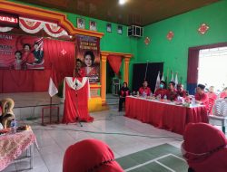Pengukuhan Ratusan Srikandi, Jelang HUT Ke 49, PDI, Perjuangan Di Kecamatan Wonosobo