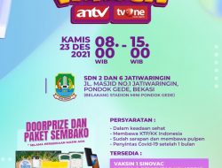 Pemkot Bekasi Bersama ANTV dan TV One Selenggarakan Vaksinasi Covid19 Untuk Anak Usia 6-11 Tahun