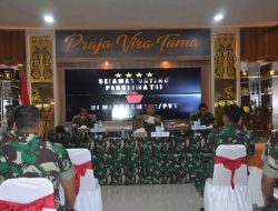 Kunjungan Kerja Panglima TNI Di Makorem 181/PVT