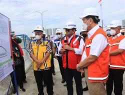 Walikota Dan Plt Bupati Bekasi Dampingi Menkomarvest Tinjau Lanjutan Jalan Tol Becakayu