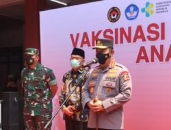 Launching Vaksinasi Merdeka Anak, Kapolri: Upaya Menjaga Generasi Penerus Bangsa