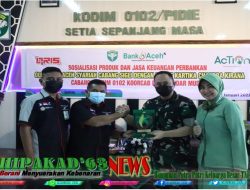 Persit Kodim 0102/Pidie Menerima Sosialisasi Produk Dan Jasa Keuangan Perbankan Oleh Bank Aceh Syariah