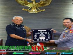 Kapolri Bahas PMI Ilegal Hingga Penanganan Covid 10 Dalam Pertemuan Kepala Kepolisian Malaysia