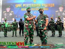 Prajurit Kodam III/Slw Sambut Mayjen TNI Kunto Arief Wibowo