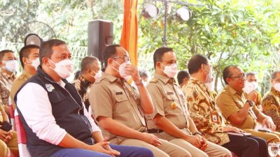 Kunjungan Gubernur DKI Disambut Plt Walikota Bekasi