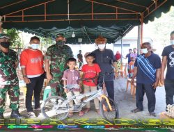 Dandim Pidie Bersama Panglima Laot Wilayah Pidie Santuni Anak Yatim