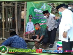 Peletakkan Batu Pertama Pembangunan Pendopo Gedung Sekretariat (FKDT) Kabupaten Pangandaran
