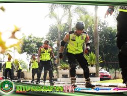 Tim Patroli Bhayangkara Roller Skate Polres Banjar