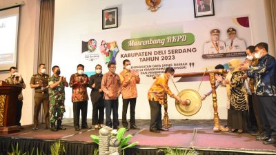 Wabup HMA Yusuf Siregar Buka Musrenbang RKPD Kabupaten Deli Serdang Tahun 2023