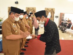 Wabup HMA Yusuf Siregar Sambut Para Pemenang Kafilah Deli Serdang  Pada MTQ Ke 38 Tingkat Sumut.