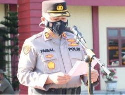 Kapolres Pelabuhan Belawan AKBP Faisal Rahmat Pimpin Laksanakan Apel Gelar Pasukan Ops Mantap Huta Toba 2022