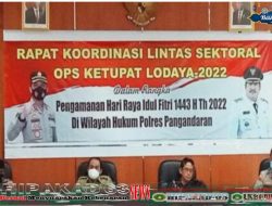 Bupati Pangandaran Pimpin Rapat Koordinasi Lintas Sektoral Operasi Ketupat Lodaya Tahun 2022