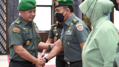 24 Perwira Tinggi TNI AD Naik Pangkat, Rudianto Resmi Sandang Bintang Tiga