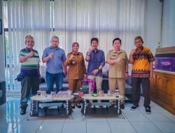 Camat Bekasi Timur Menerima Audiensi Pengurus LPM Aren Jaya