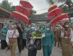 Tarian Bali Sambut Kehadiran Plt Ketua TP PKK Kota Bekasi