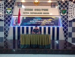 Kodim Pidie Terima Kunjungan Tim Wasev Spersad TNI AD