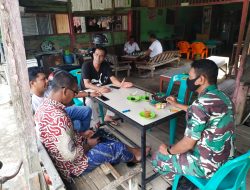 Babinsa Batee Himbau Warga Jaga Ketertiban,Kestabilan Keamanan Desa.
