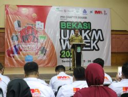 Plt. Walikota Bekasi Hadiri Pelantikan IMA Chapter Kota Bekasi Dalam Acara UMKM WEEK 2022.