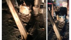 Tiang Lampu Jalan Gagal di Maling, Pencurinya  Kesetrum Saat Hendak Beraksi