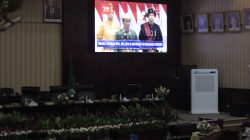 Plt Walikota Bekasi Rapat Paripurna DPRD Mendengarkan Pidato Kenegaraan RI