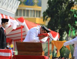 Plt Walikota Bekasi Pimpin Upacara Peringatan HUT RI ke-77