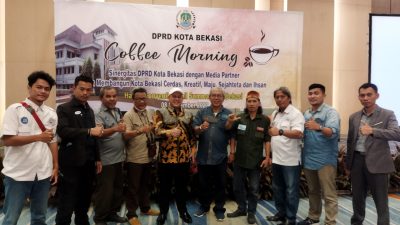 Pengurus SMSI Kota Bekasi Hadiri Undangan Coffee Morning DPRD dengan Insan Pers
