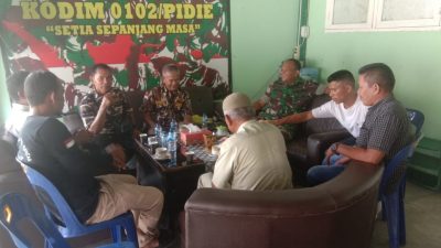 Kunjungi Kodim 0102/Pidie, Beberapa Ormas Tuntut Effendi Simbolon Meminta Maaf Secara Terbuka Kepada TNI Dan Rakyat Indonesia