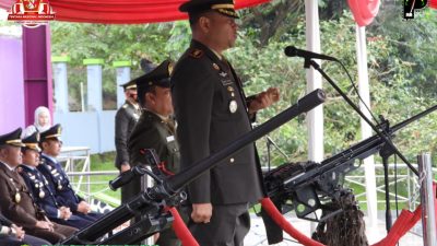 TNI Adalah Kita, Dandim 0613/Ciamis Pimpin Upacara Peringatan HUT TNI Ke-77
