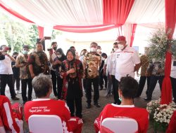 Menteri Sosial RI Hadiri Peringatan Hari Disabilitas Internasional Tahun 2022 di Depsos Kota Bekasi.